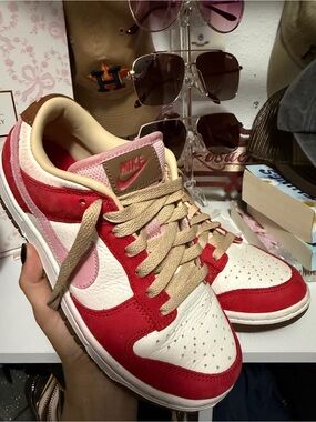Nike Women’s Red, Pink & Tan Low-Top Sneakers